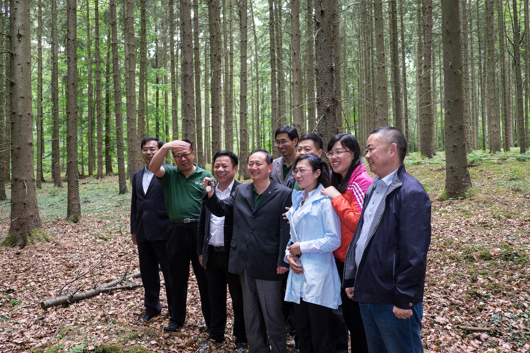 Projekt 16 - 17 Chinesen und ein Deutscher Wald