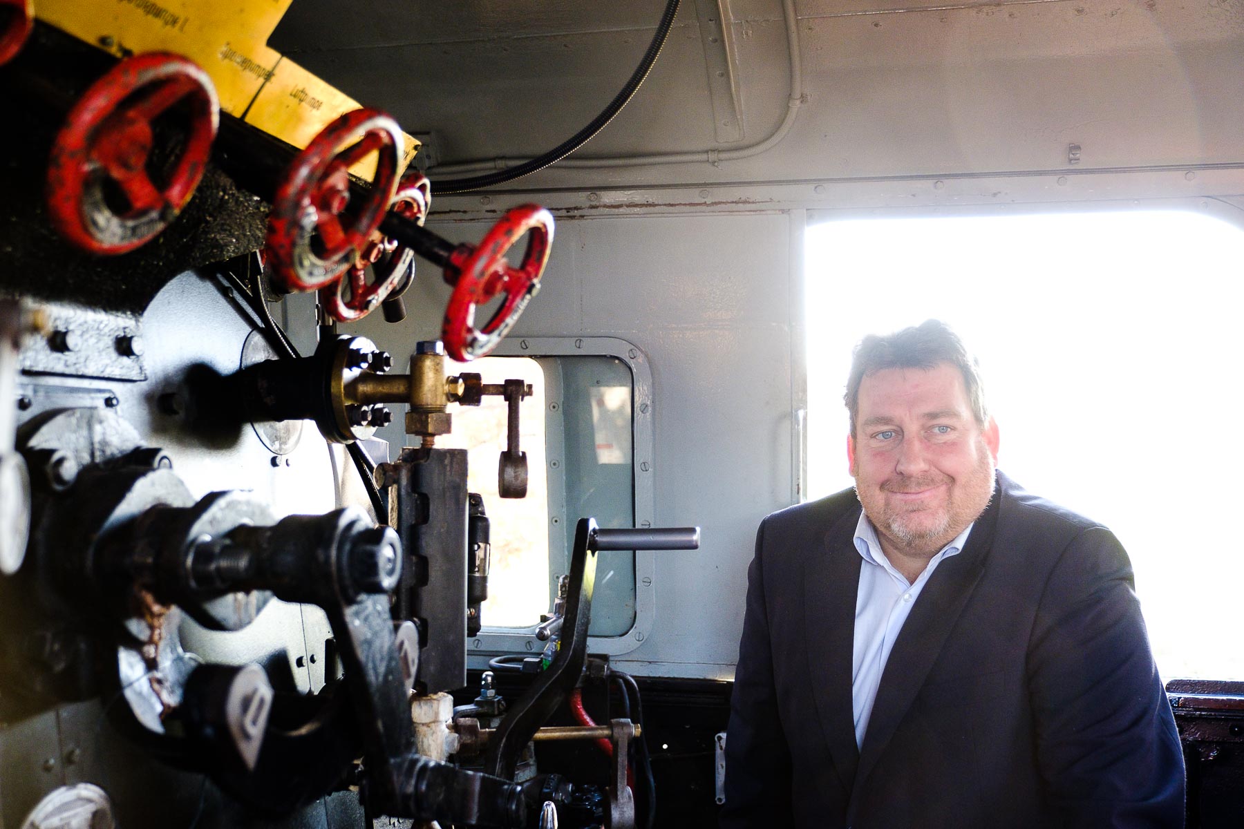 Der Schluff, historische Dampflokomotive in Krefeld 