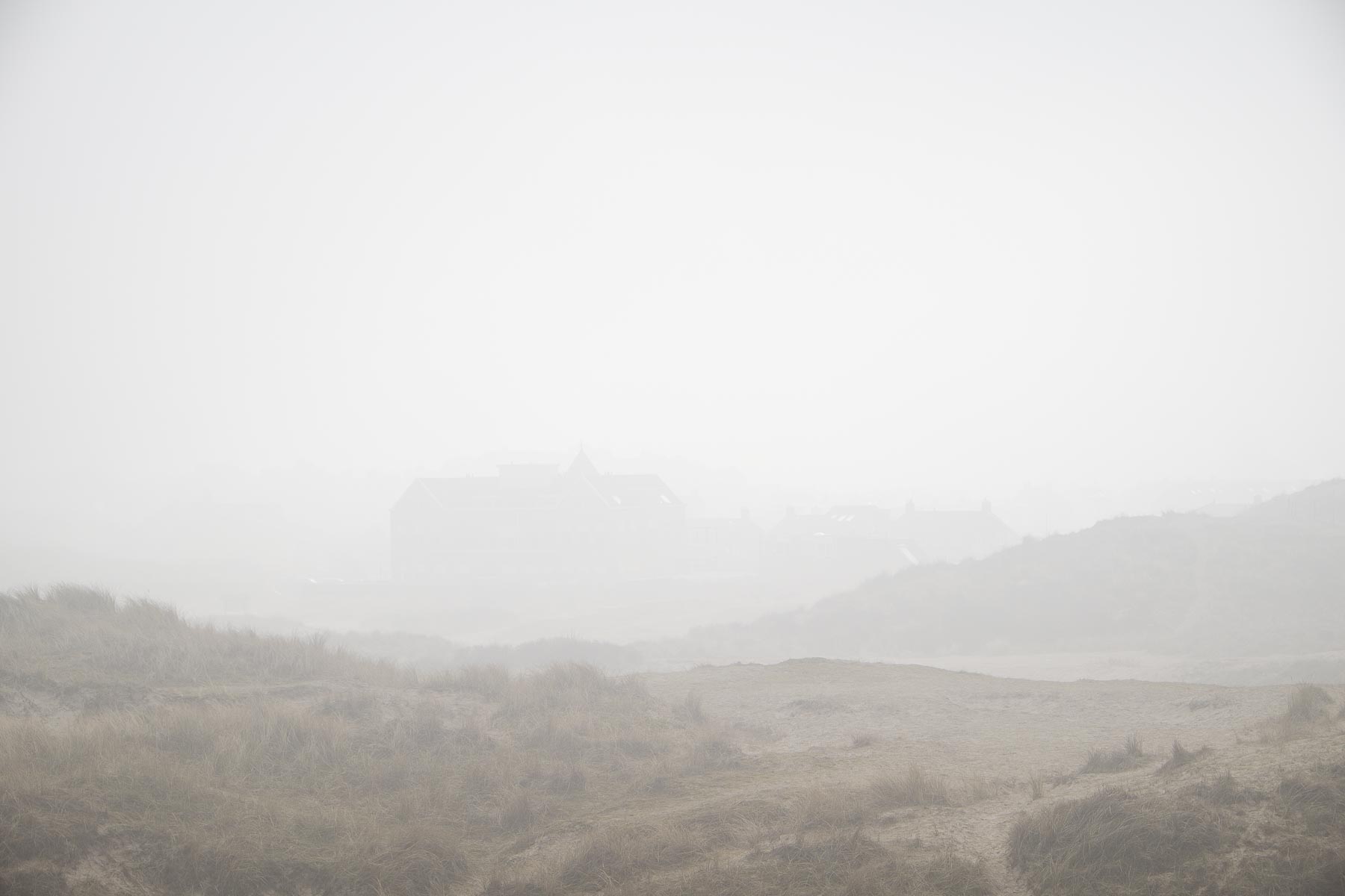 16.02.2015 - Nebel in Egmond aan Zee - Niederlande